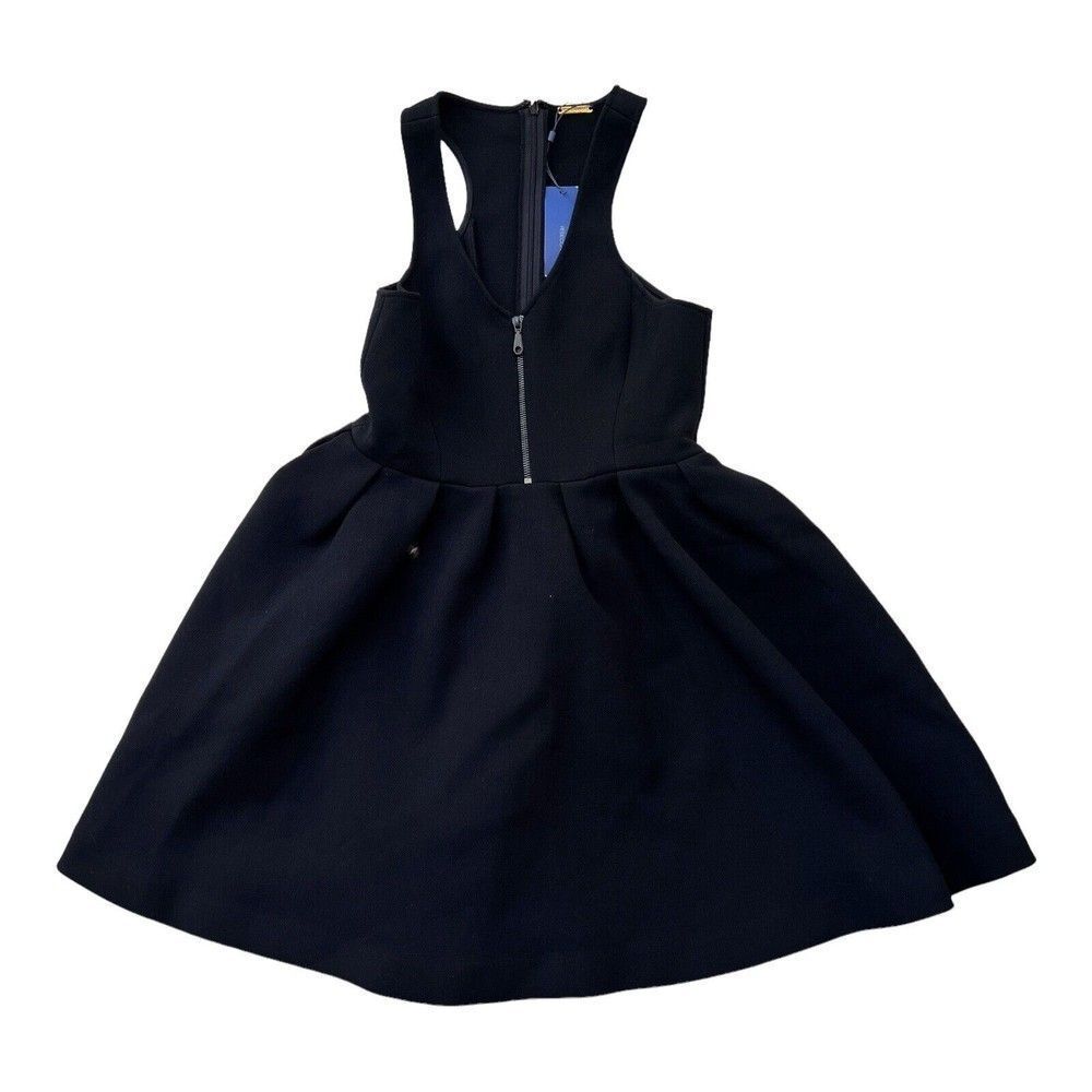 Rebecca Minkoff Dress Womens‎ Size 2 Black Mini A-line Sleeveless Heavy Cocktail - Picture 2 of 9